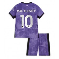 Fotballdrakt Barn Liverpool Alexis Mac Allister #10 Tredjedraktsett 2023-24 Kortermet (+ Korte bukser)